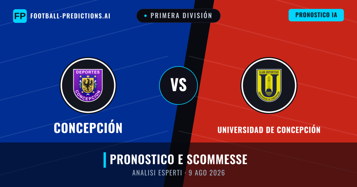Concepción vs Universidad de Concepción — pronostico e anteprima del match