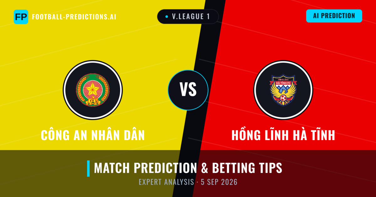 Công An Nhân Dân vs Hồng Lĩnh Hà Tĩnh — match prediction & preview