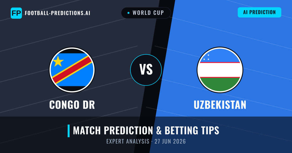 Congo DR vs Uzbekistan — match prediction & preview