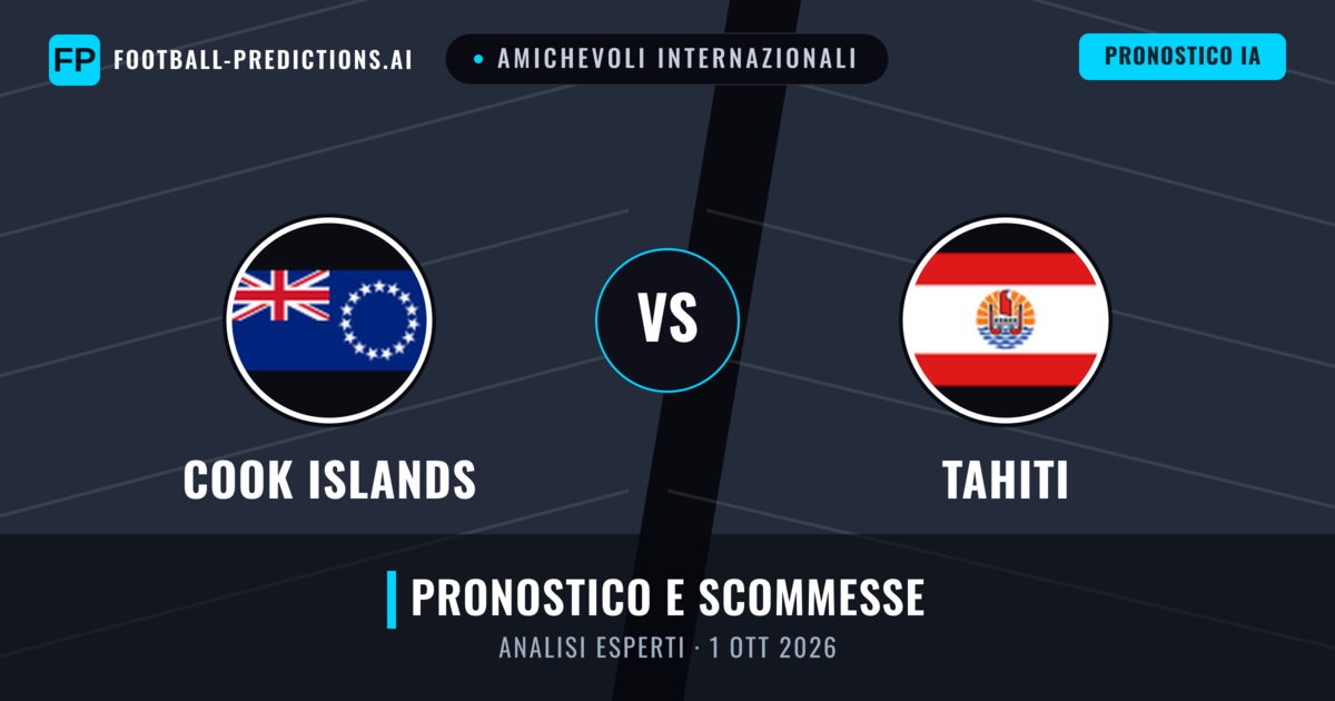 Cook Islands vs Tahiti — pronostico e anteprima del match