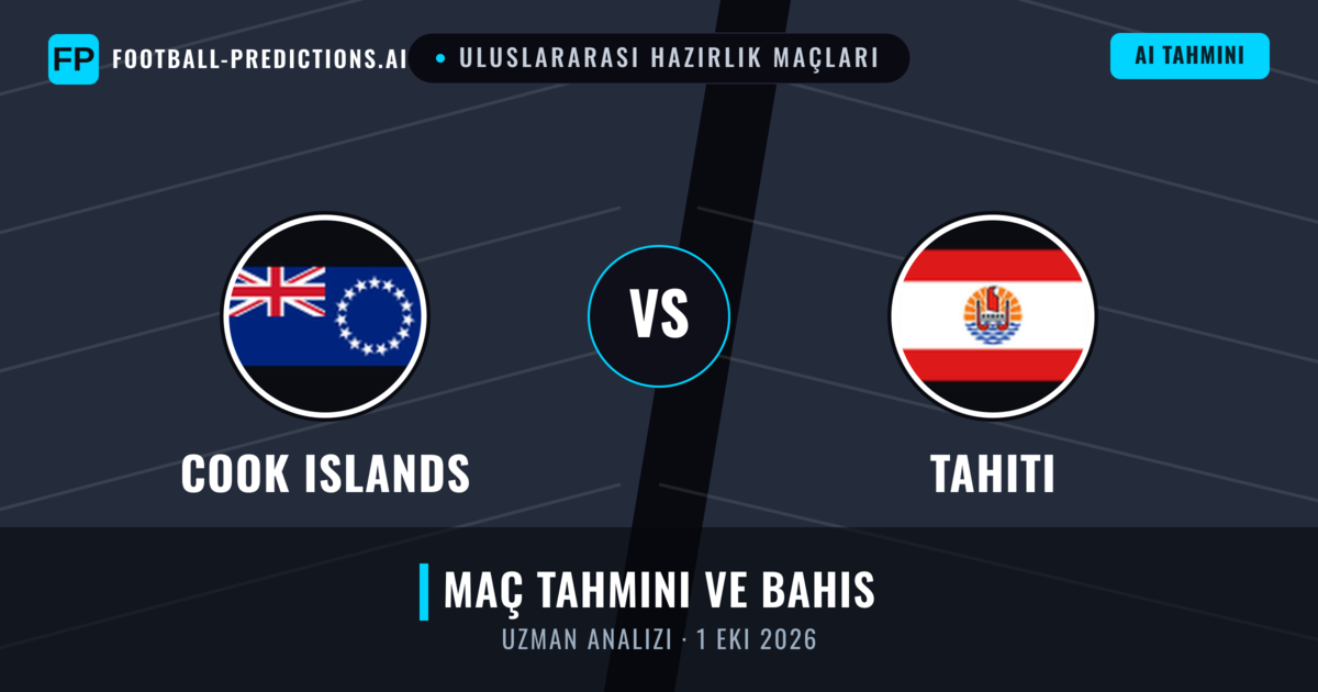 Cook Islands - Tahiti — maç tahmini ve önizleme