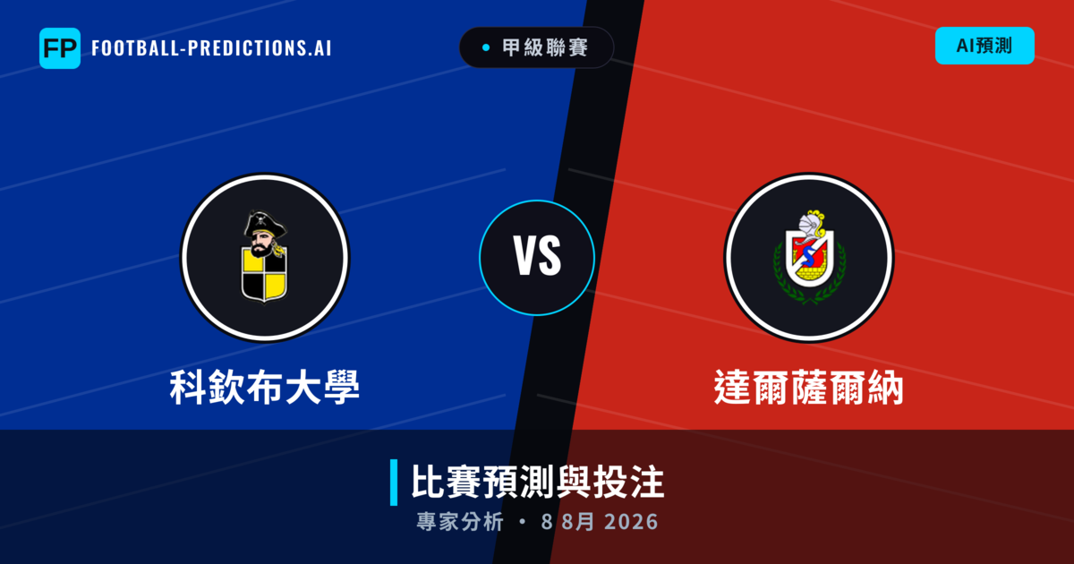 科欽布大學 vs 達爾薩爾納 — 比赛预测和前瞻