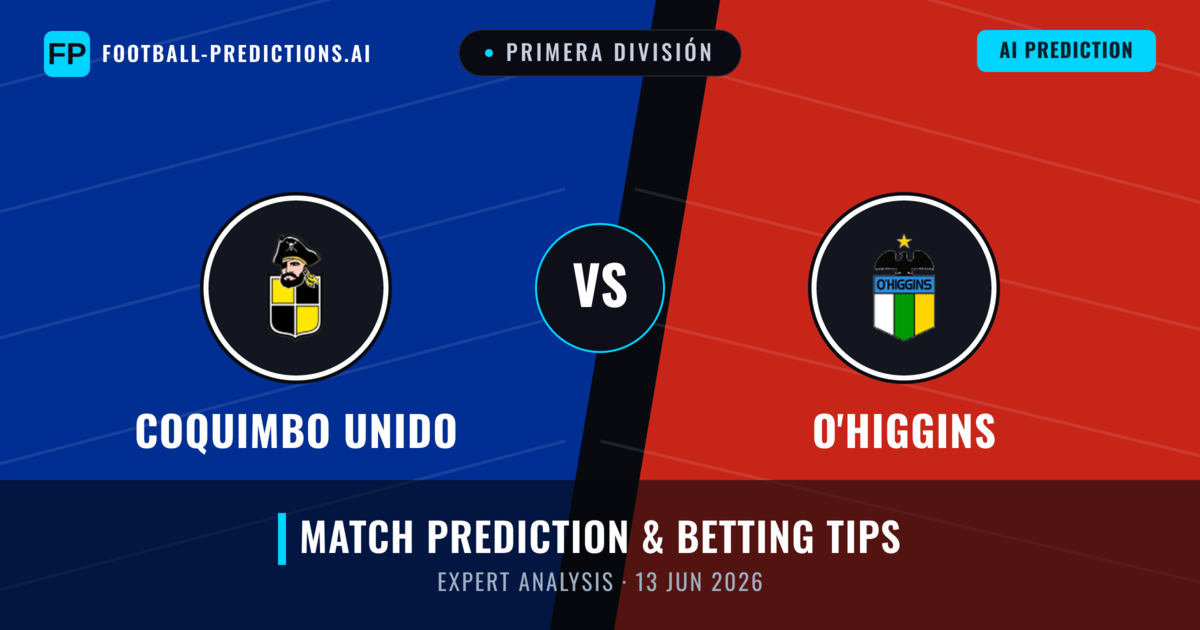 Coquimbo Unido vs O'Higgins — match prediction & preview