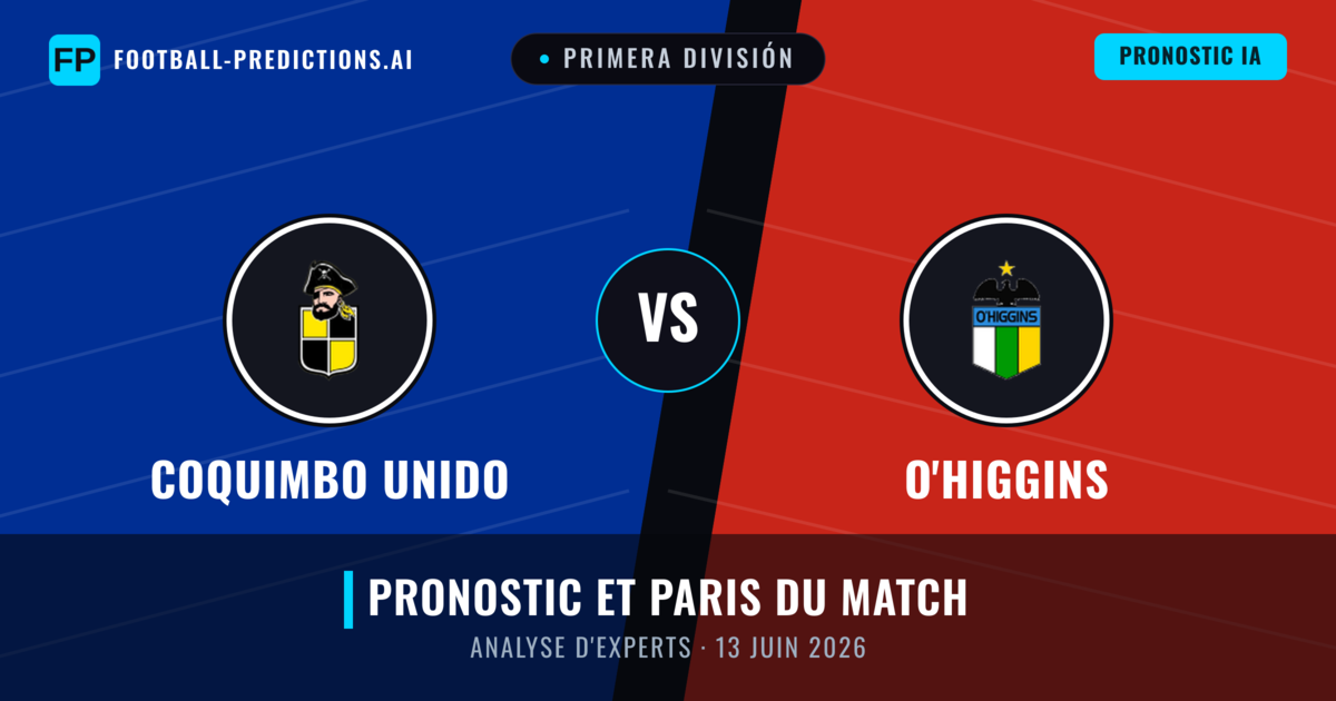 Coquimbo Unido vs O'Higgins — pronostic et avant-match