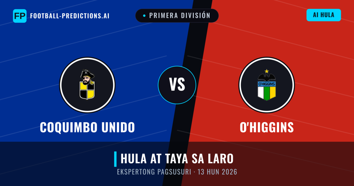 Coquimbo Unido vs O'Higgins — hula at preview ng laban