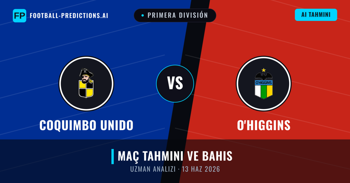 Coquimbo Unido - O'Higgins — maç tahmini ve önizleme