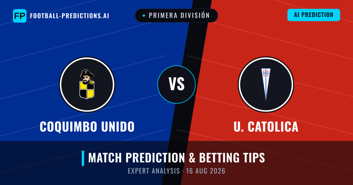 Coquimbo Unido vs U. Catolica — match prediction & preview