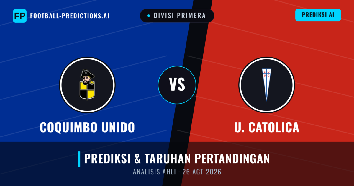 Coquimbo Unido vs U. Católica — prediksi dan pratinjau pertandingan