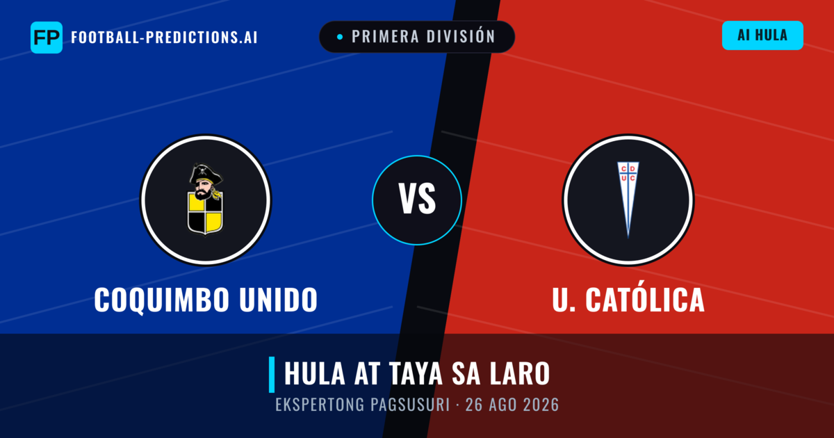 Coquimbo Unido vs U. Católica — hula at preview ng laban