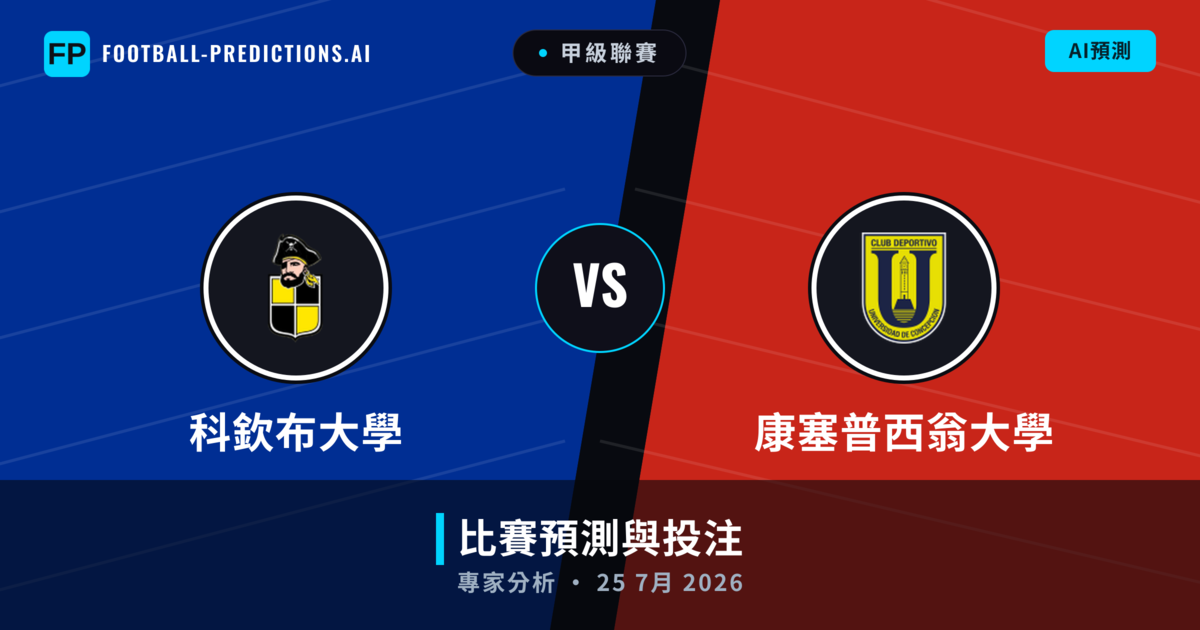 科欽布大學 vs 康塞普西翁大學 — 比赛预测和前瞻