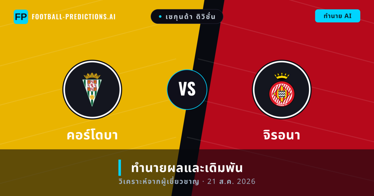 คอร์โดบา พบ จิรอนา — ทำนายผลและพรีวิวการแข่งขัน