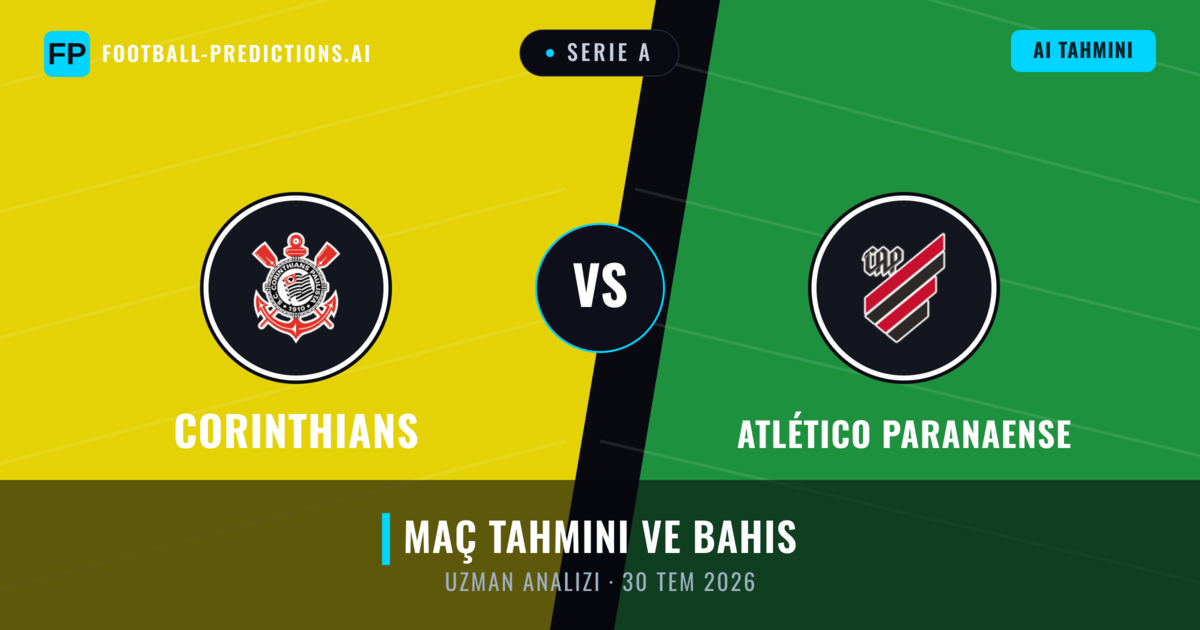 Corinthians - Atlético Paranaense — maç tahmini ve önizleme