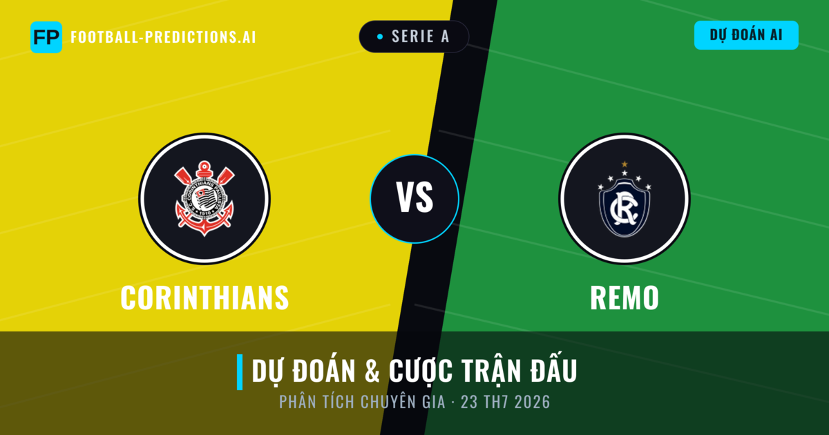 Corinthians vs Remo — dự đoán và xem trước trận đấu