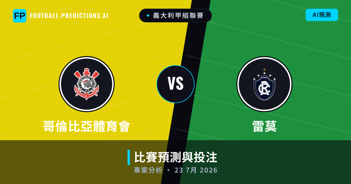 哥倫比亞體育會 vs 雷莫 — 比赛预测和前瞻