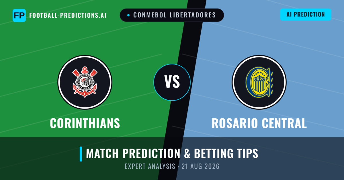 Corinthians vs Rosario Central — match prediction & preview