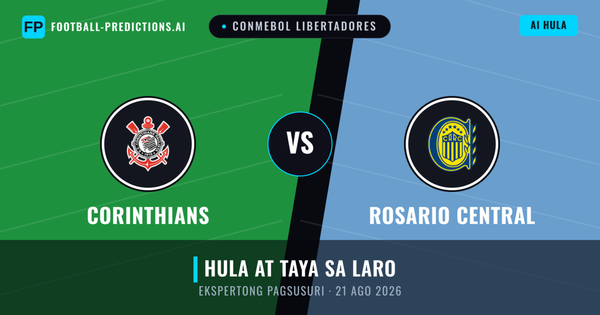 Corinthians vs Rosario Central — hula at preview ng laban