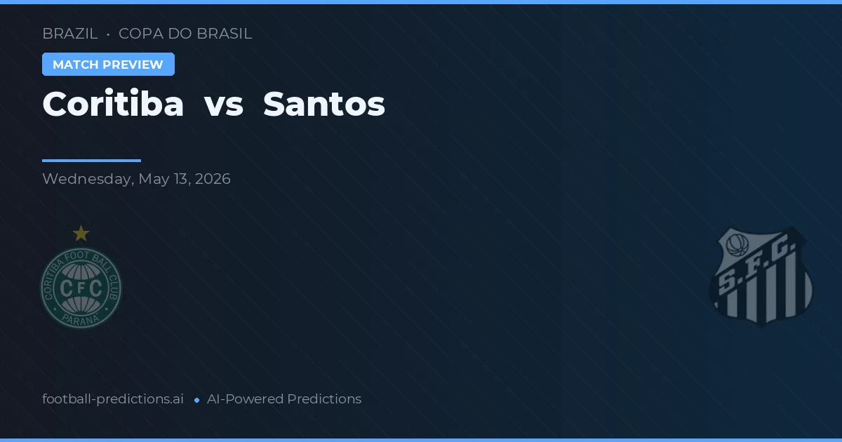 Coritiba vs Santos — hula at preview ng laban