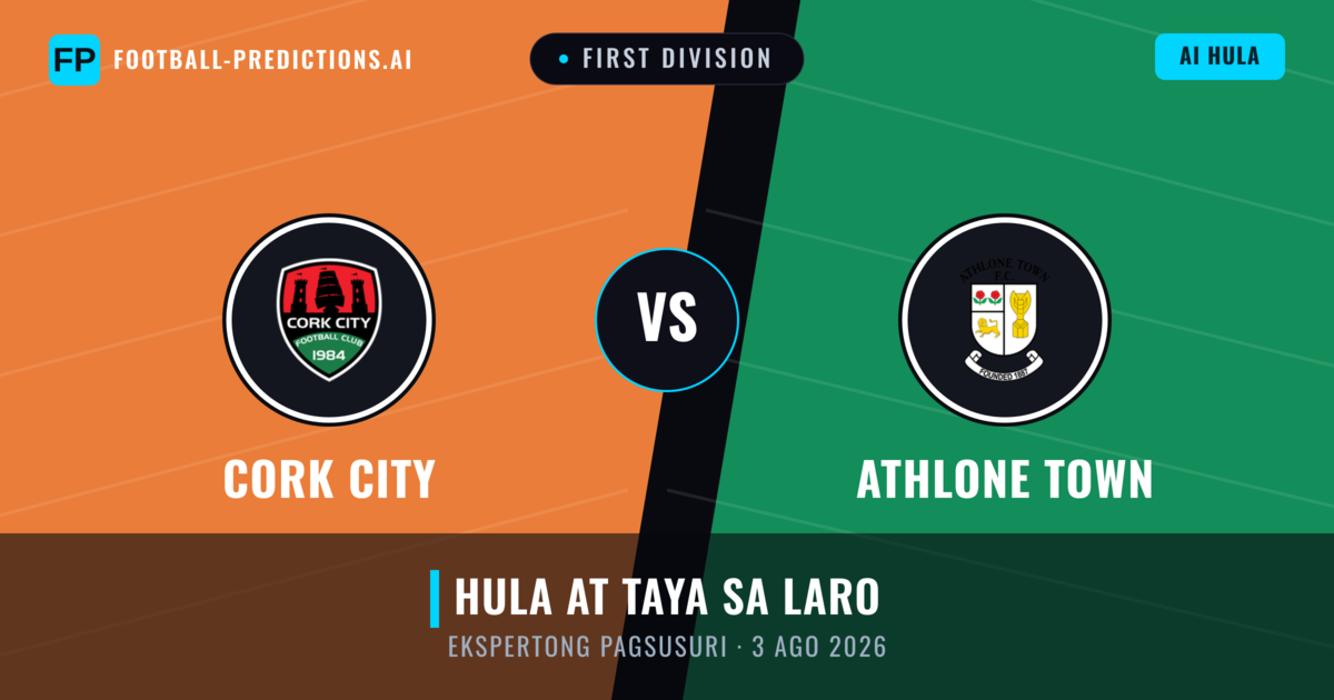 Cork City vs Athlone Town — hula at preview ng laban