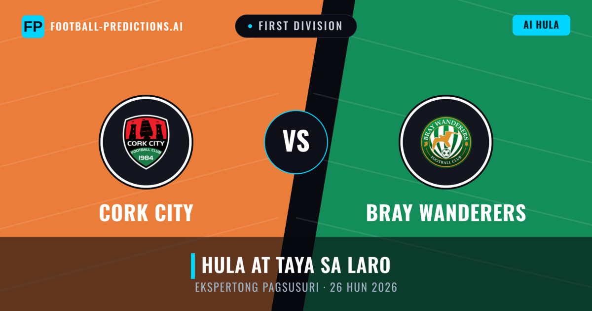 Cork City vs Bray Wanderers — hula at preview ng laban