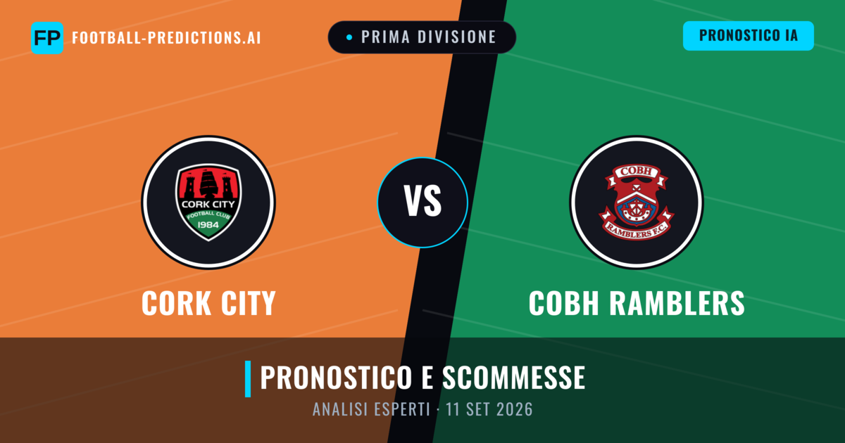 Cork City vs Cobh Ramblers — pronostico e anteprima del match
