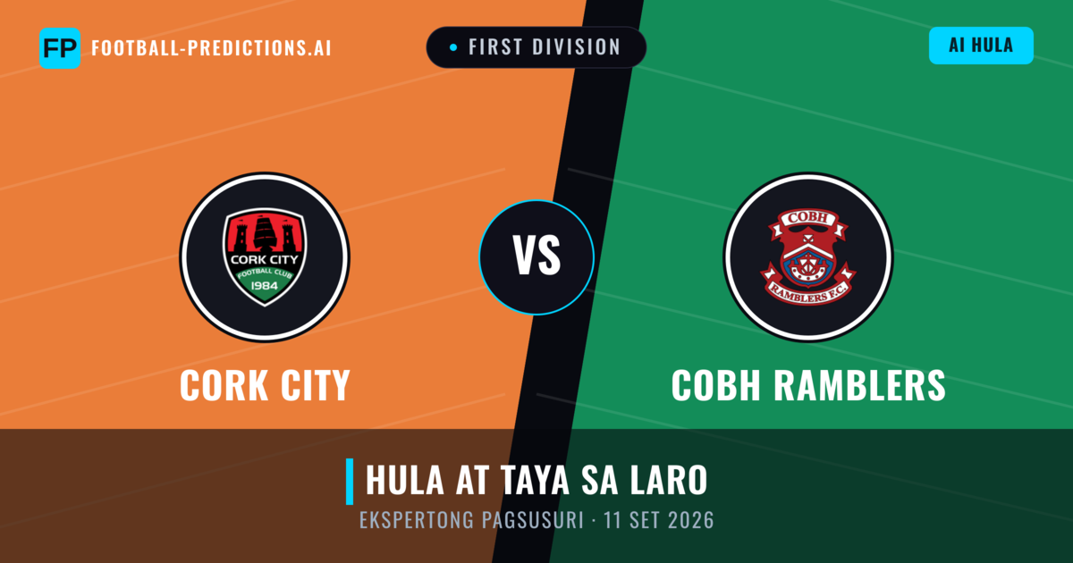 Cork City vs Cobh Ramblers — hula at preview ng laban