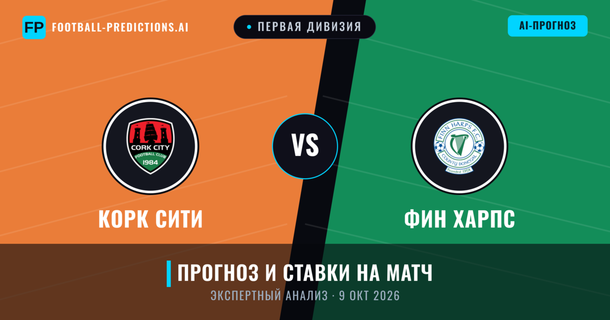 Корк Сити – Фин Харпс — прогноз и превью матча