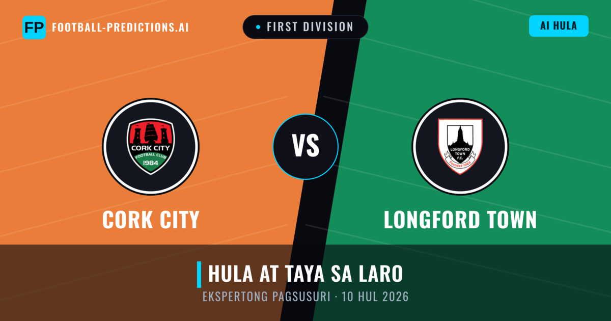 Cork City vs Longford Town — hula at preview ng laban