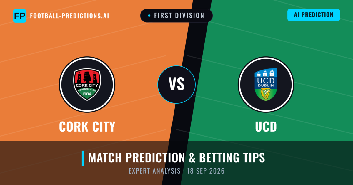 Cork City vs UCD — match prediction & preview