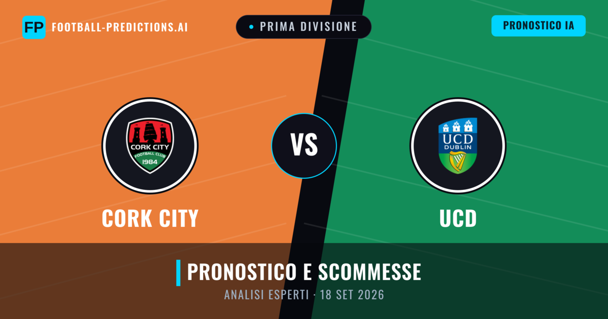 Cork City vs UCD — pronostico e anteprima del match