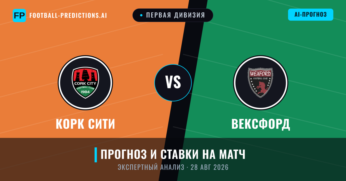 Корк Сити – Вексфорд — прогноз и превью матча