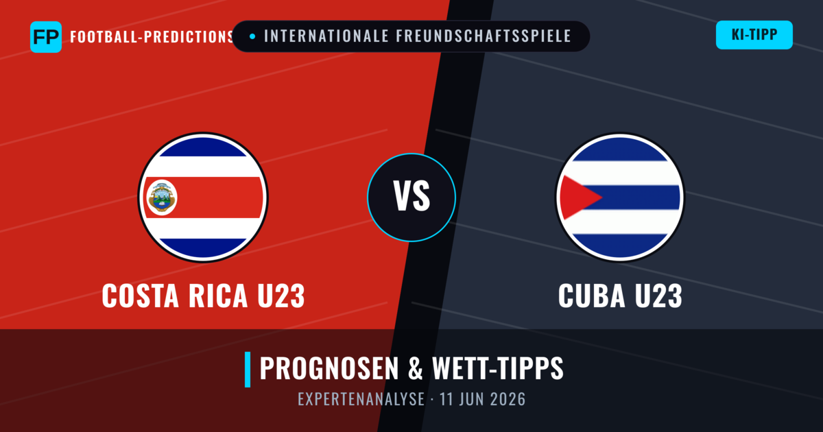 Costa Rica U23 vs Cuba U23 — Prognose und Spielvorschau