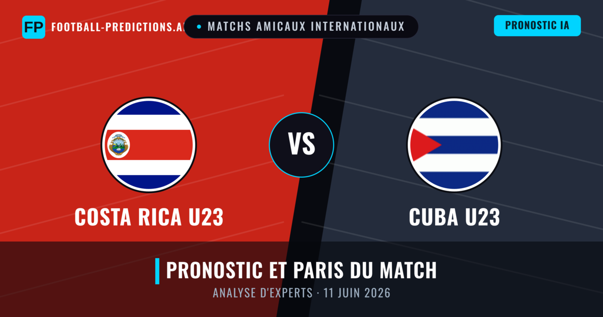 Costa Rica U23 vs Cuba U23 — pronostic et avant-match