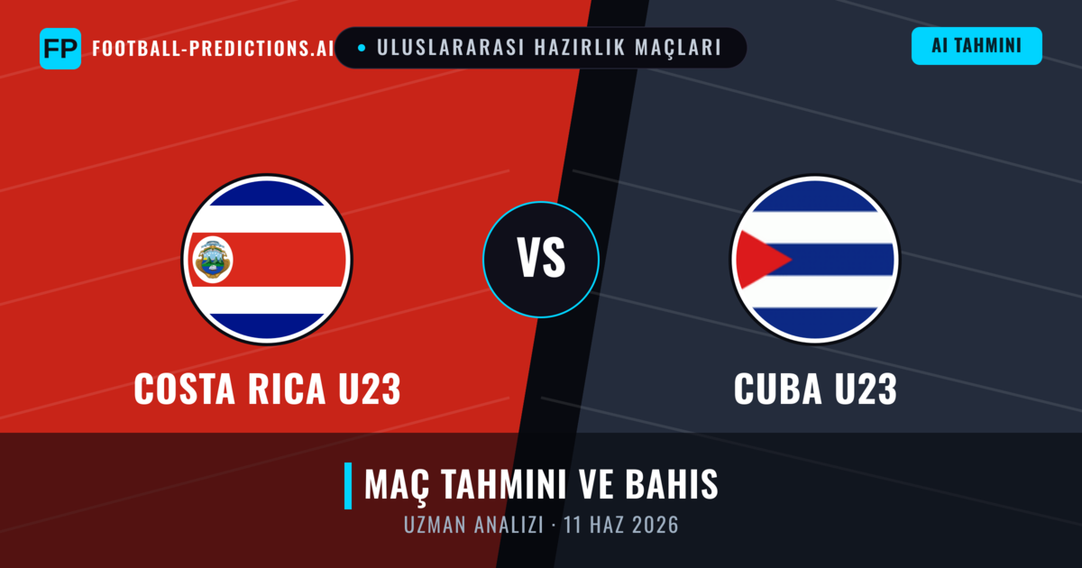 Costa Rica U23 - Cuba U23 — maç tahmini ve önizleme