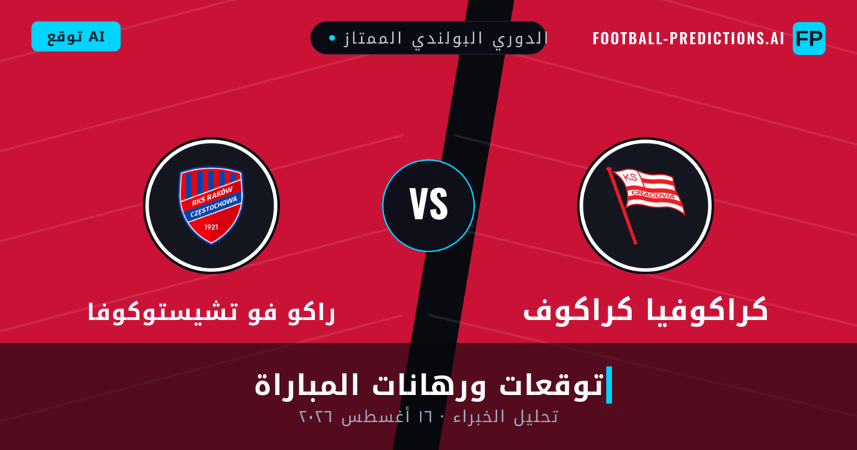 كراكوفيا كراكوف ضد راكو فو تشيستوكوفا — توقعات ومعاينة المباراة
