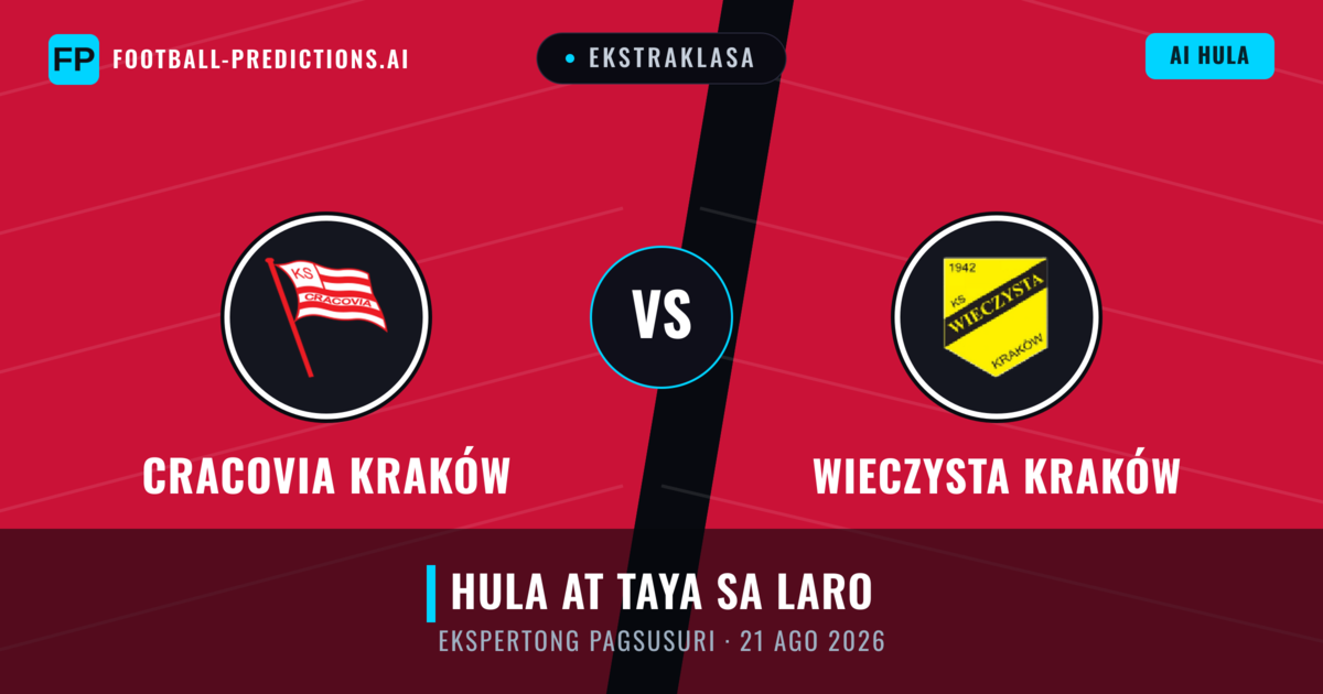 Cracovia Kraków vs Wieczysta Kraków — hula at preview ng laban