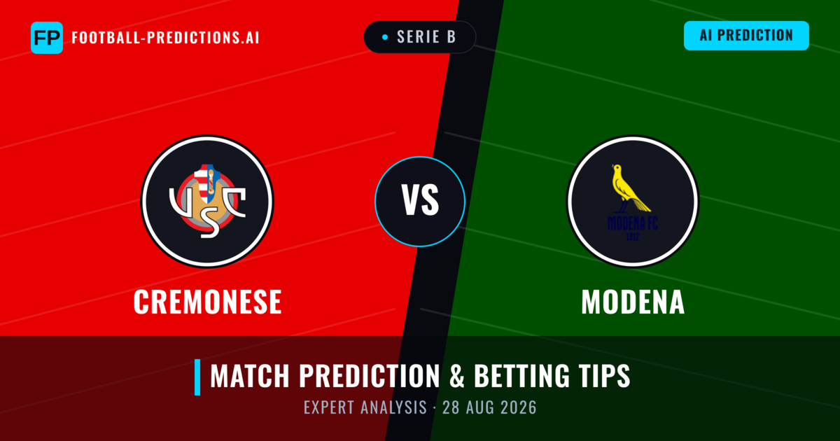 Cremonese vs Modena — match prediction & preview
