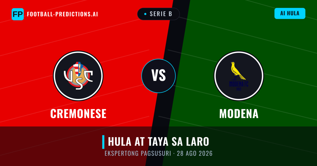 Cremonese vs Modena — hula at preview ng laban