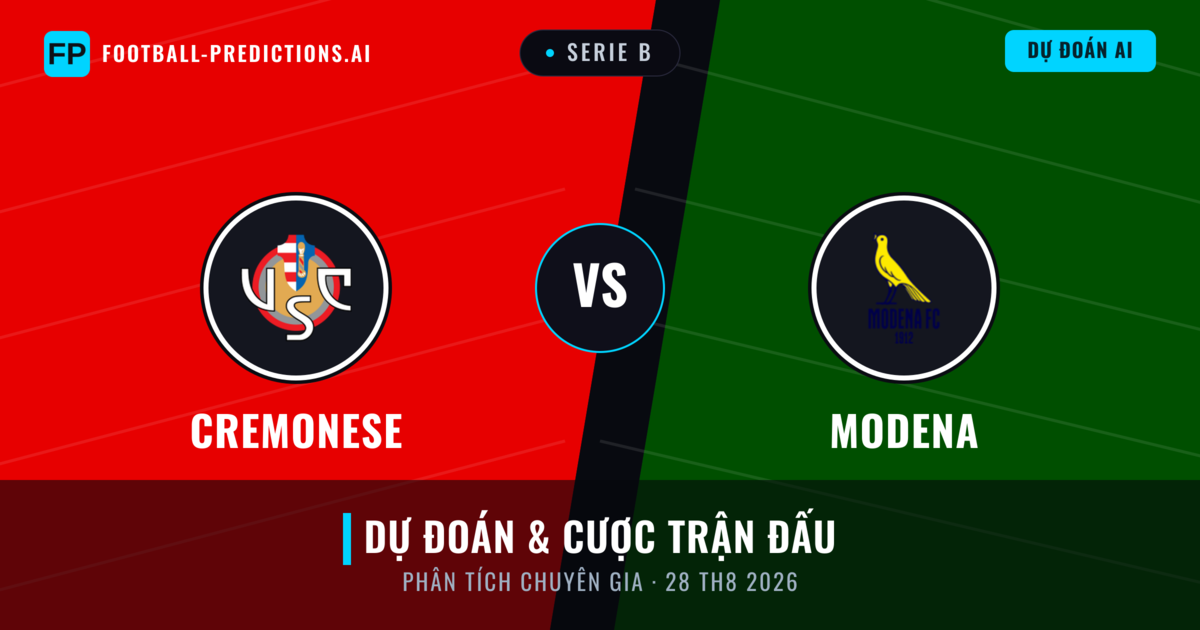 Cremonese vs Modena — dự đoán và xem trước trận đấu