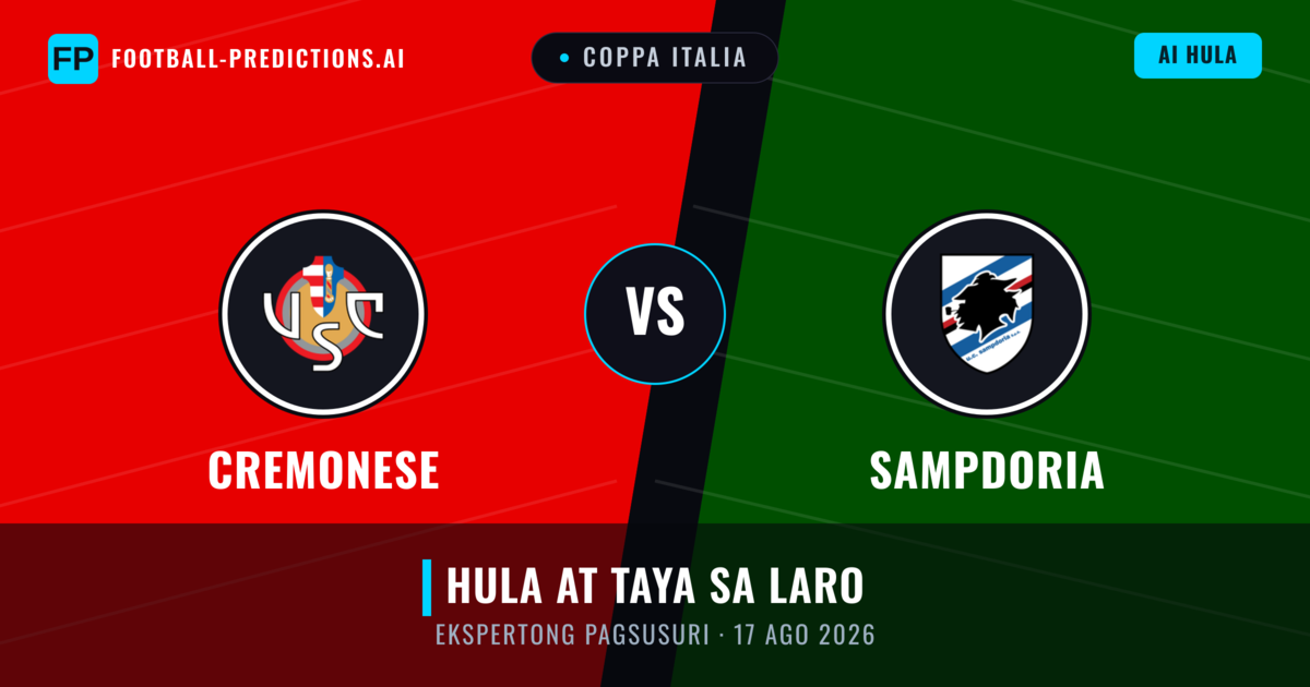 Cremonese vs Sampdoria — hula at preview ng laban