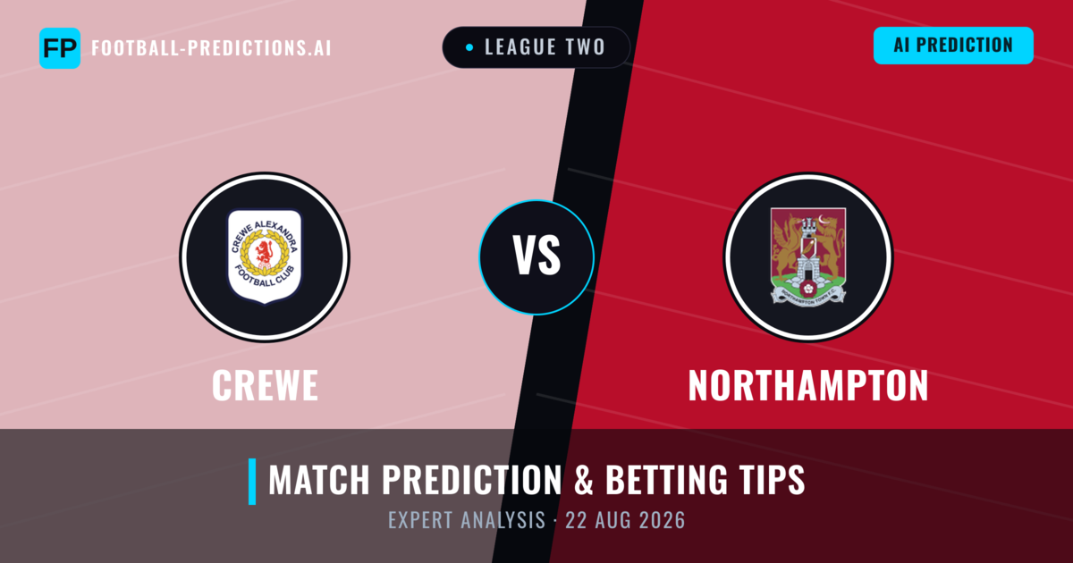 Crewe vs Northampton — match prediction & preview