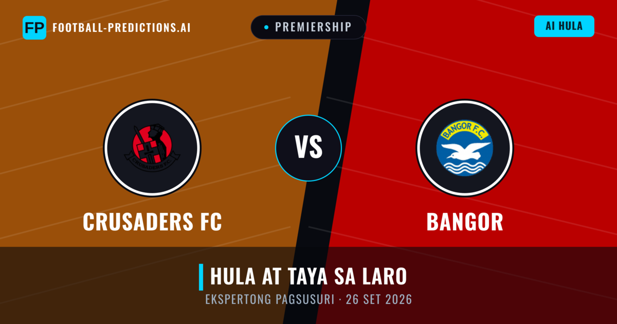 Crusaders FC vs Bangor — hula at preview ng laban