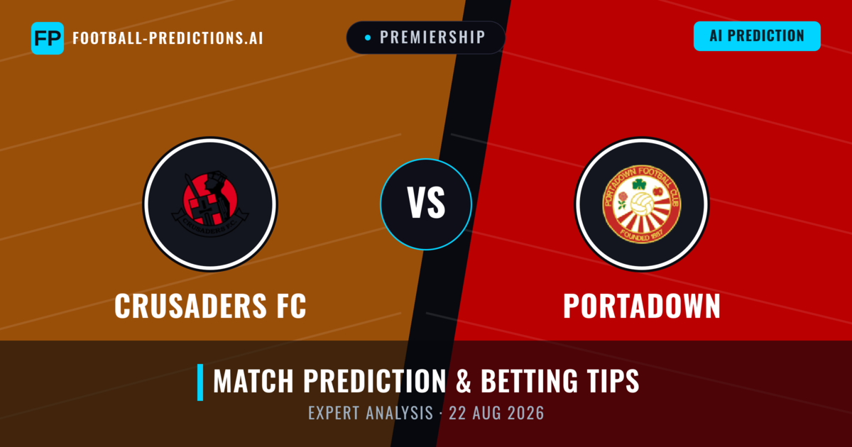 Crusaders FC vs Portadown — match prediction & preview