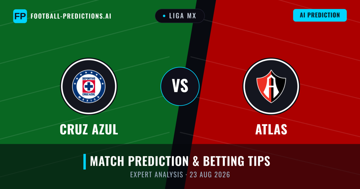 Cruz Azul vs Atlas — match prediction & preview