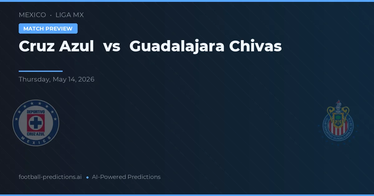 Cruz Azul vs Chivas Guadalajara — prediksi dan pratinjau pertandingan