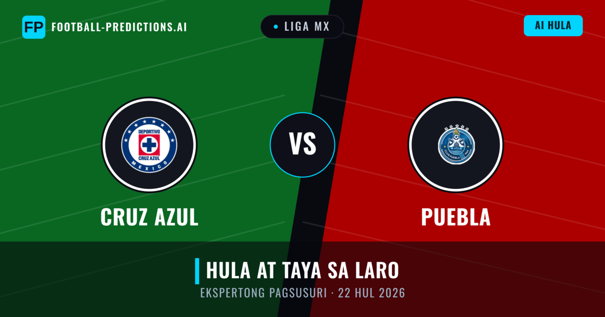Cruz Azul vs Puebla — hula at preview ng laban