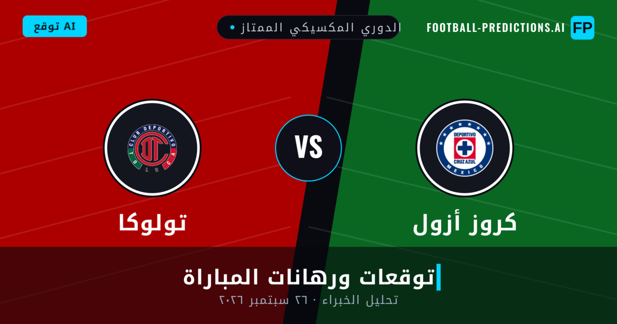 كروز أزول ضد تولوكا — توقعات ومعاينة المباراة