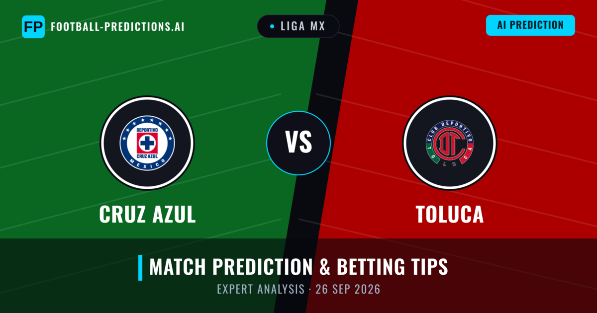 Cruz Azul vs Toluca — match prediction & preview