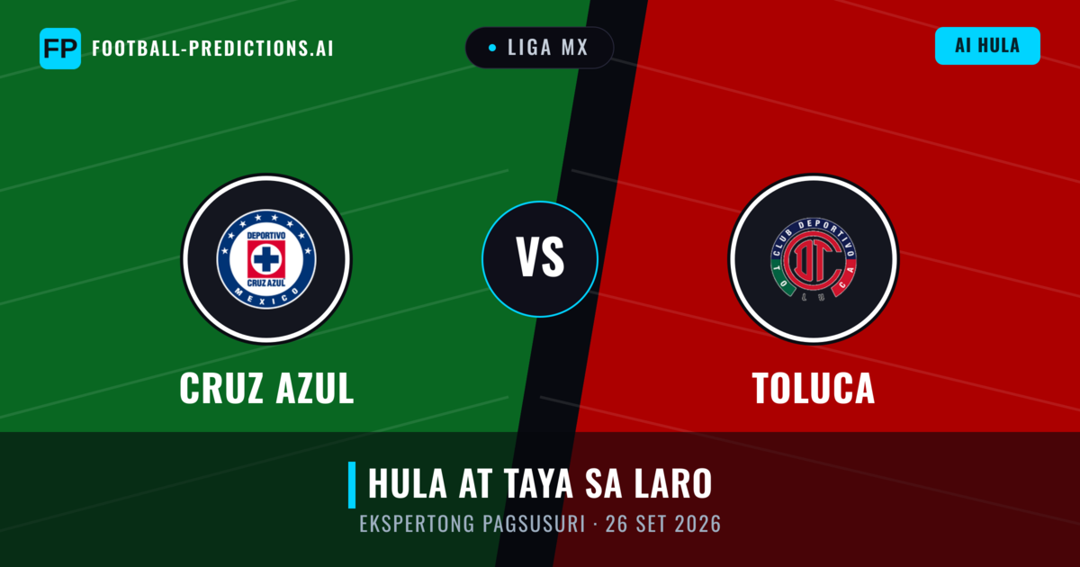 Cruz Azul vs Toluca — hula at preview ng laban