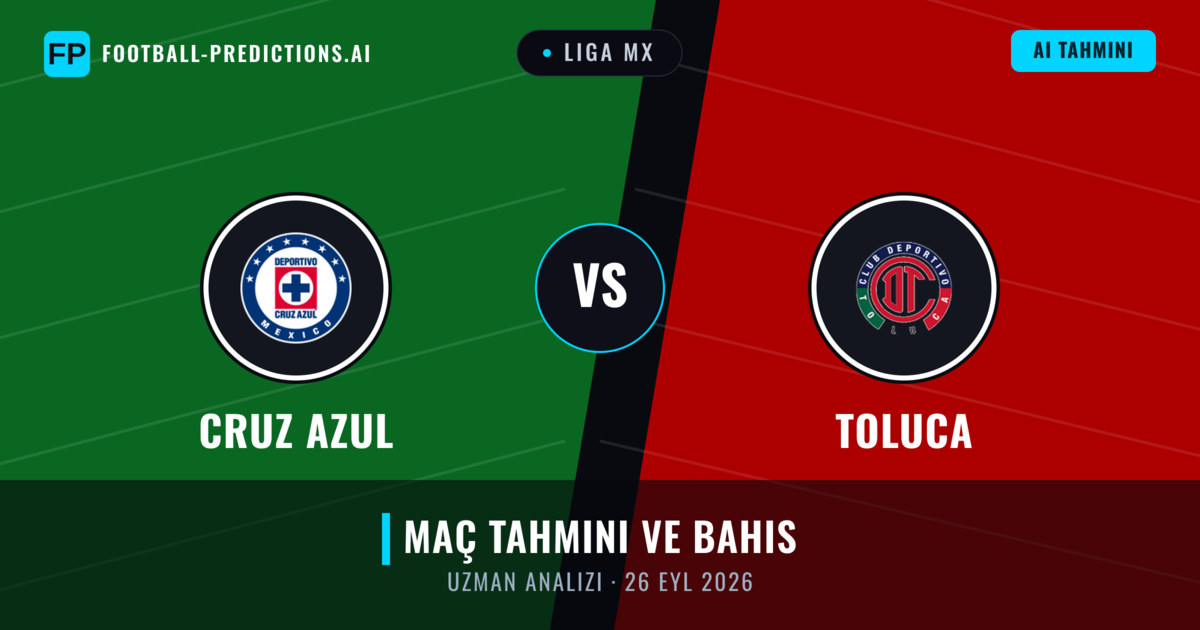 Cruz Azul - Toluca — maç tahmini ve önizleme