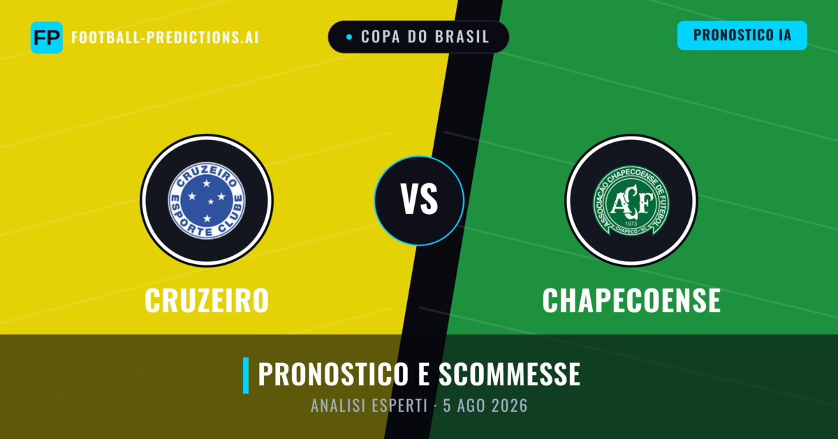 Cruzeiro vs Chapecoense — pronostico e anteprima del match